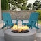 Flash Furniture Charlestown All-Weather Poly Resin Wood Adirondack Chairs in Sea Foam, PK2 2-JJ-C14501-SFM-GG - alternate 1